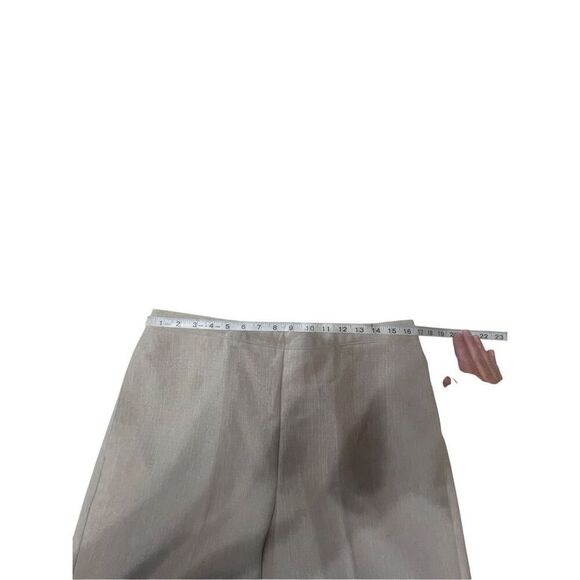 Alfred Dunner Classic Fit Pull On Pants Sz 14 Short Almond NWT - Picture 5 of 8